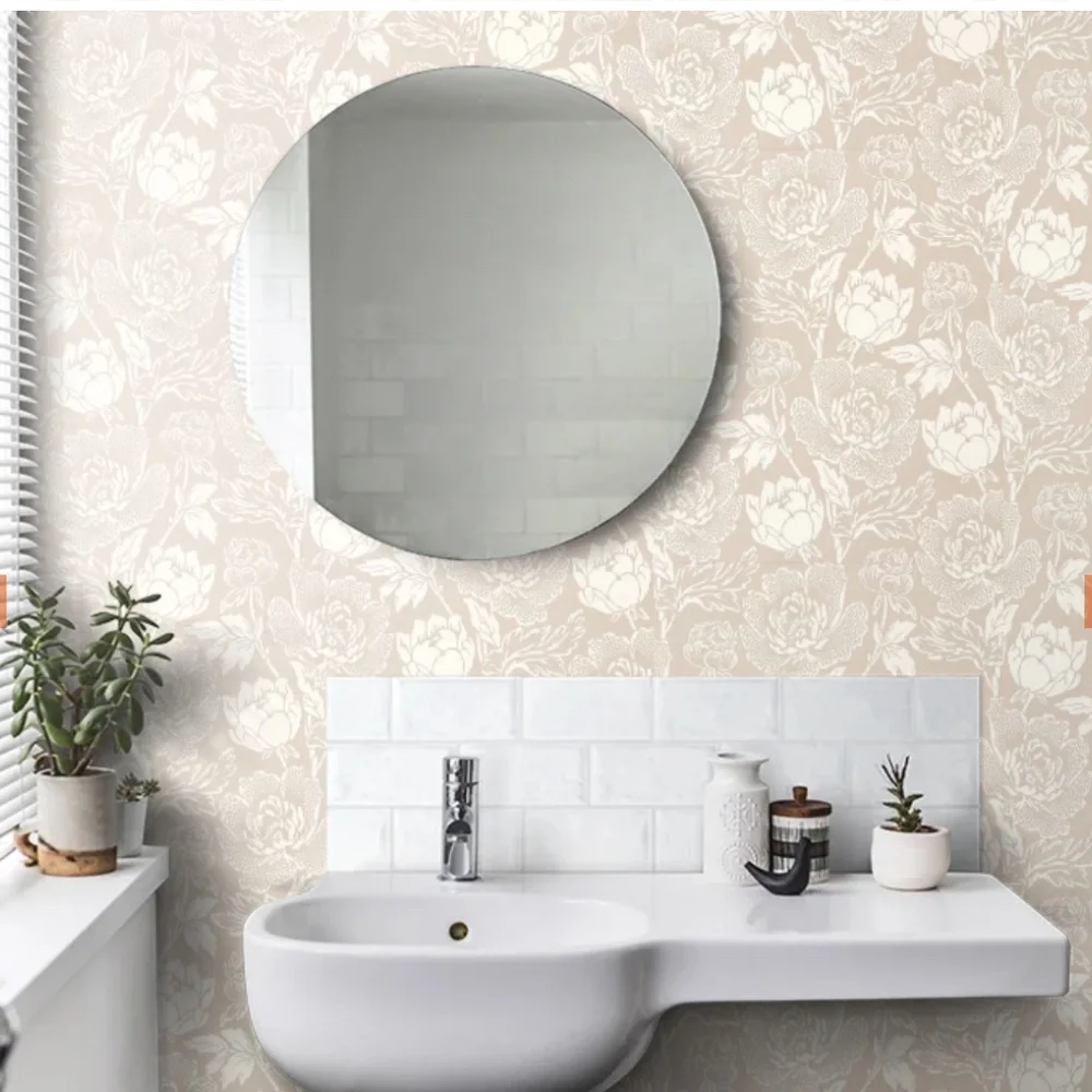Farrow & Ball Handprinted Wallpaper | Peony | Taupe | 2302
